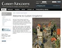 Tablet Screenshot of customkingdoms.com